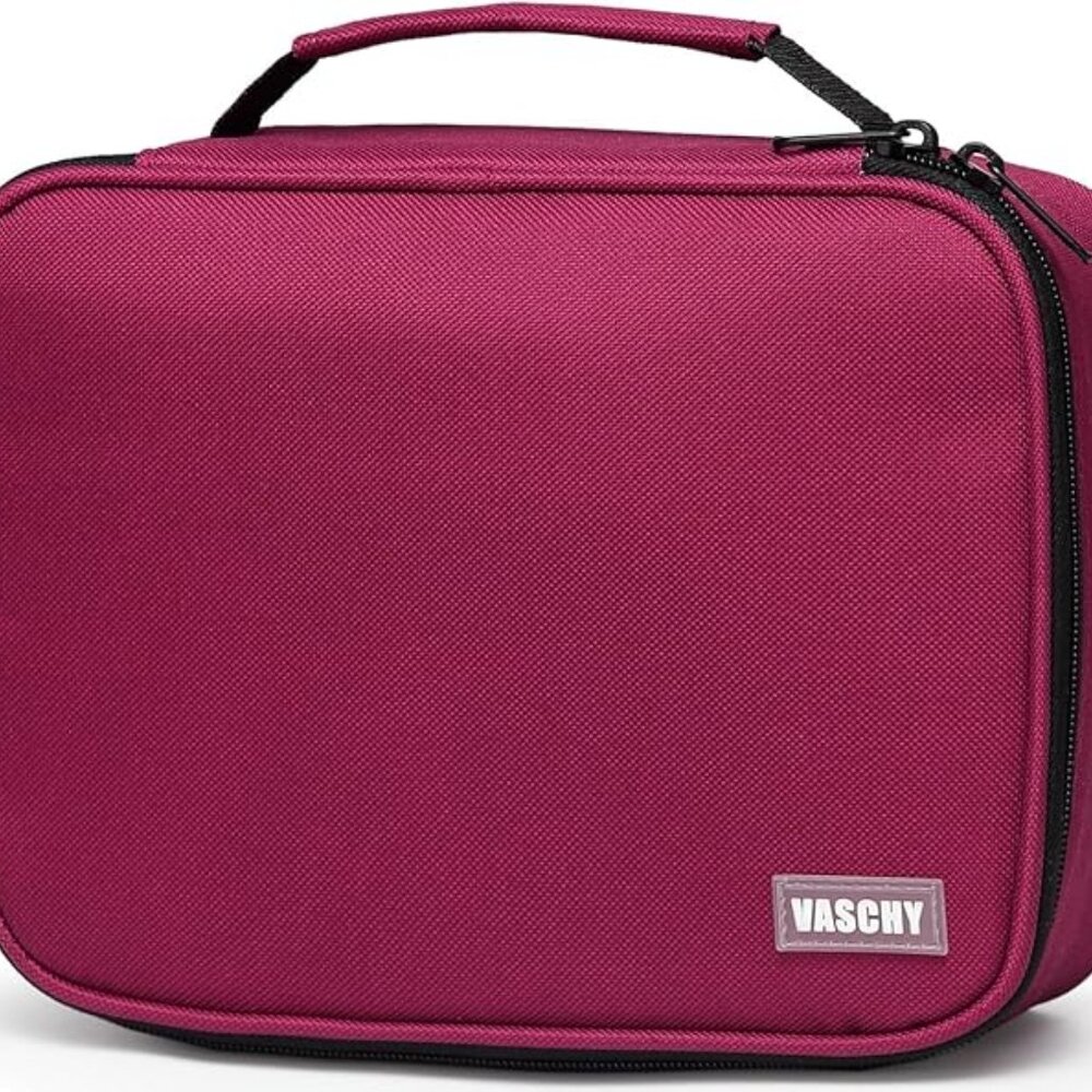 Vaschy Pencil Case Large Capacity Pen Holder Pouch with Mesh Pockets